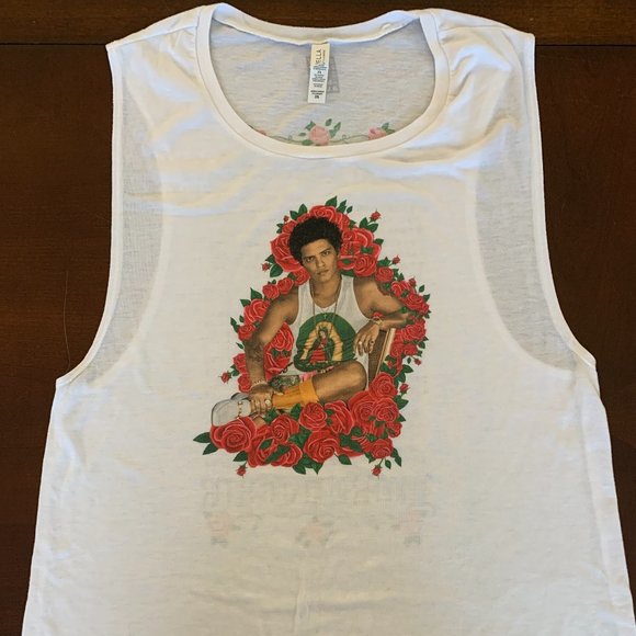 Bruno Mars Tops - Pre-Owned Bruno Mars 24K Magic Concert Tank